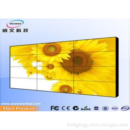 Wall Mounted Super LCD Video Wall Display / Video Wall LCD